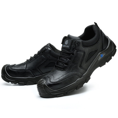 Safety Shoes - Custom Cowhide Leather Puncture & Impact Resistant Safety Work Shoes