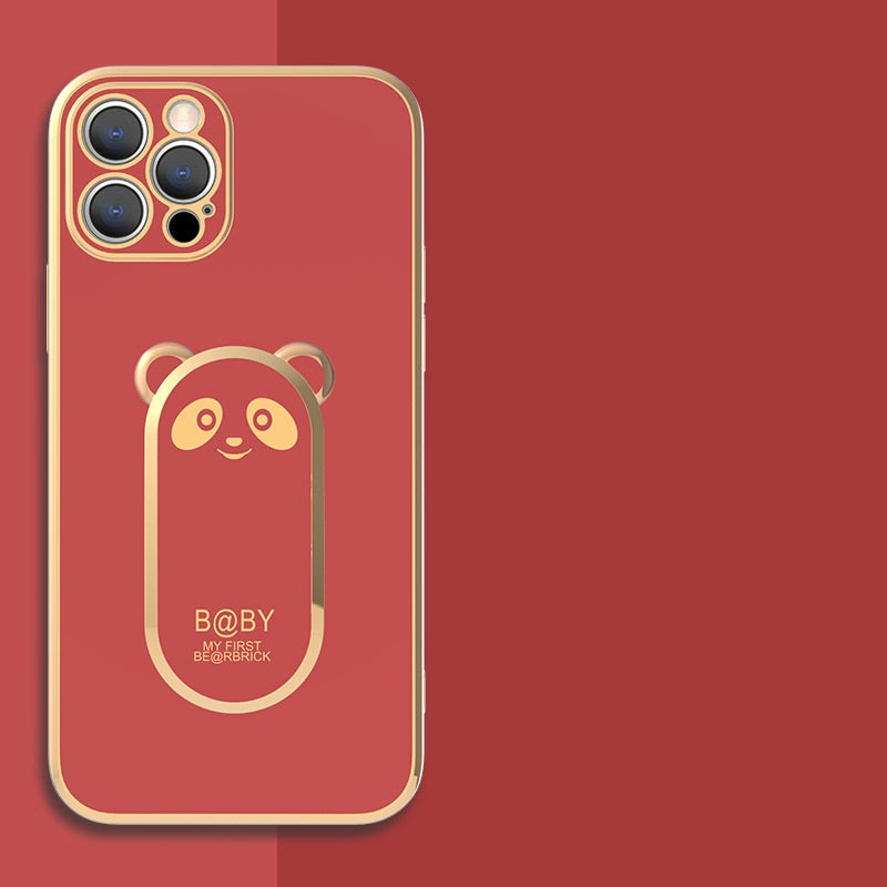 Phone Cases- Panda Magnetic Ring Holder Phone Case Cover