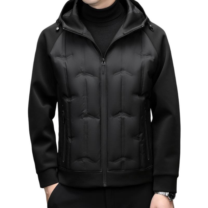 Jacket For Men- Men's Lightweight White Duck Down Jacket