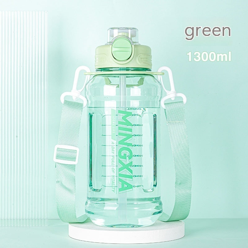 Large Capacity Plastic Water Cup Portable Outdoor Sports