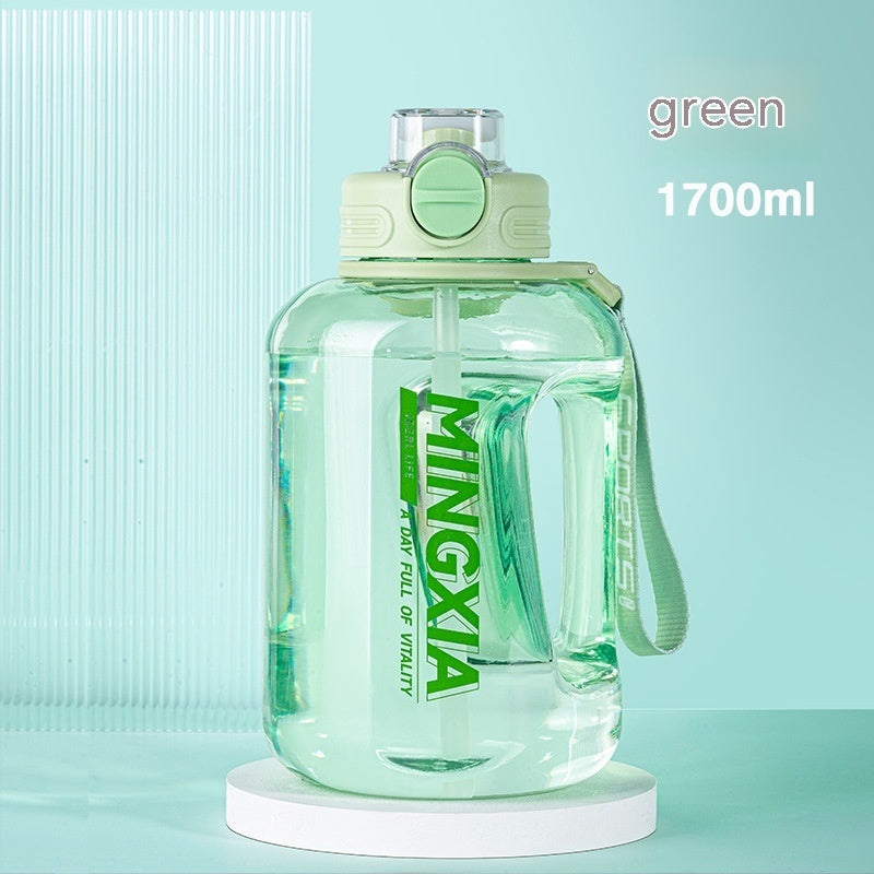 Large Capacity Plastic Water Cup Portable Outdoor Sports