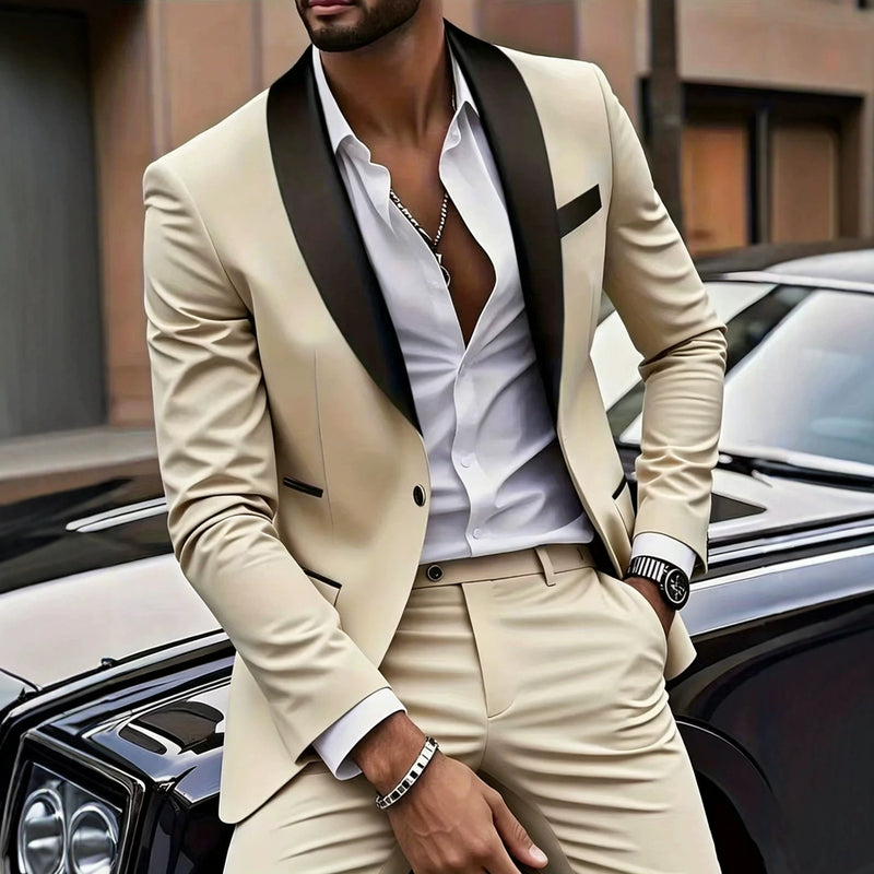 Men's Blazer- Men's Fashionable And Versatile Slim-fit Casual Blazer
