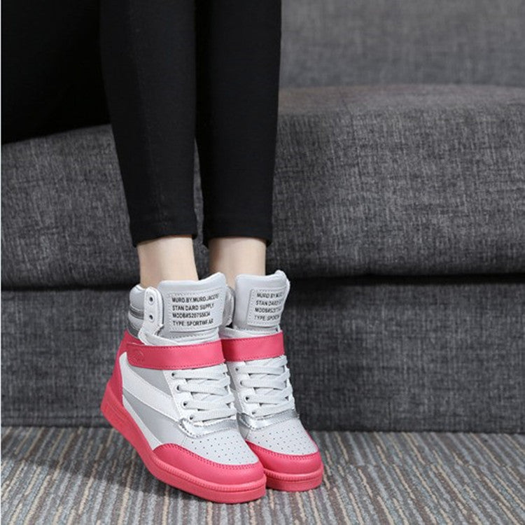 Sneakers- Inner increase high-top sneakers