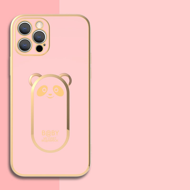 Phone Cases- Panda Magnetic Ring Holder Phone Case Cover
