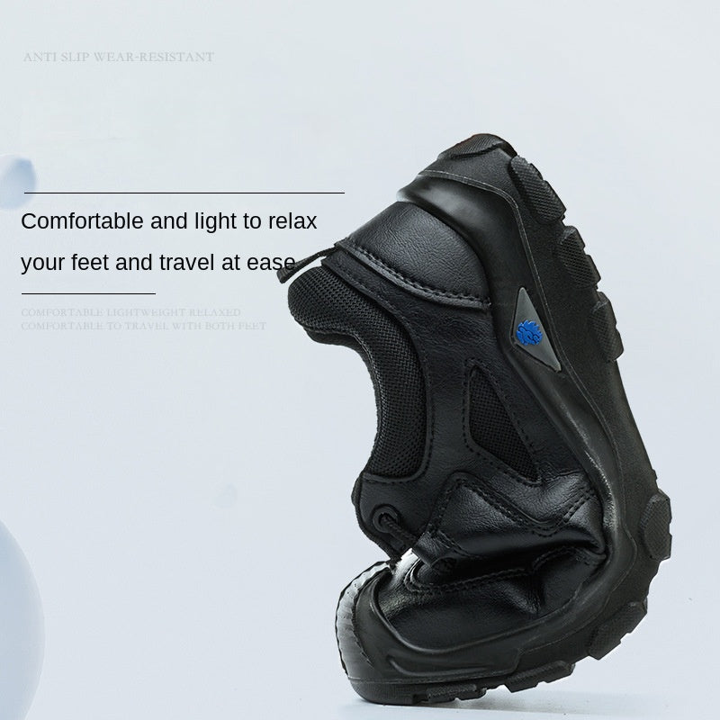 Safety Shoes - Custom Cowhide Leather Puncture & Impact Resistant Safety Work Shoes