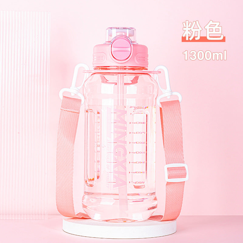 Large Capacity Plastic Water Cup Portable Outdoor Sports