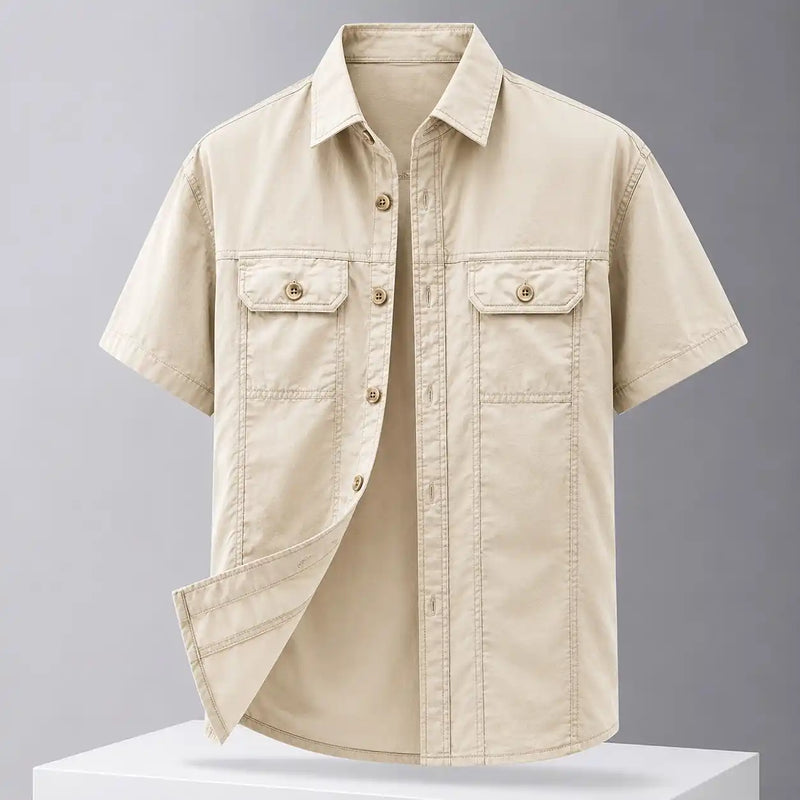 Half Sleeve Solid Shirt