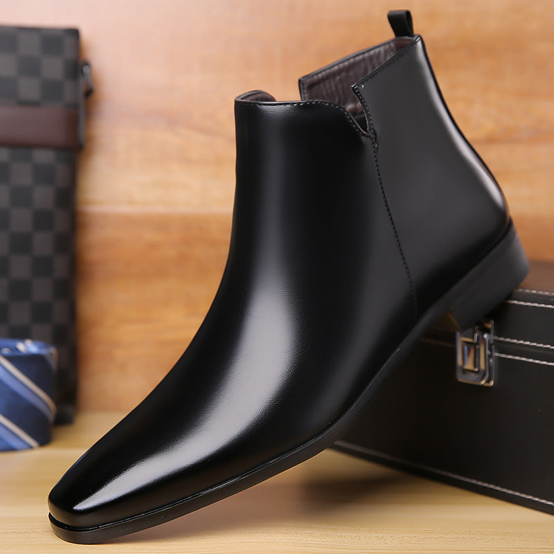 Chelsea Boots- Men's Chelsea Boots Foreign Trade Pointed Toe