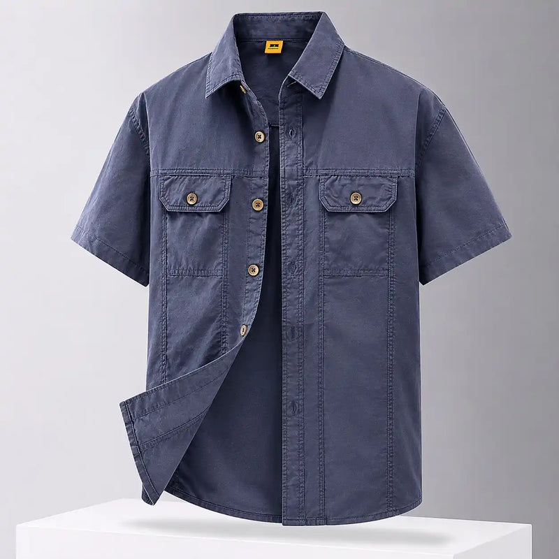 Half Sleeve Solid Shirt