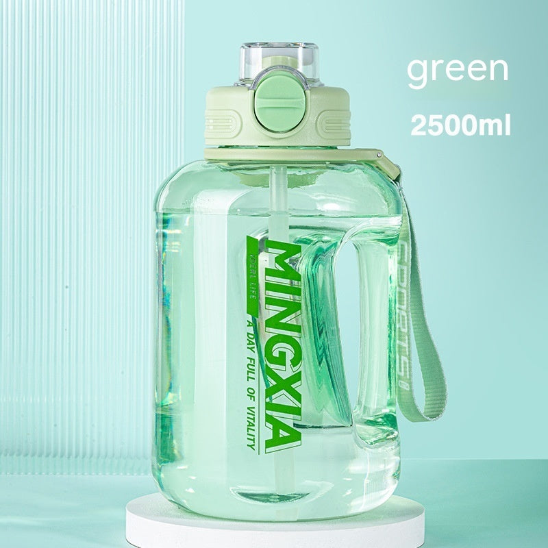 Large Capacity Plastic Water Cup Portable Outdoor Sports
