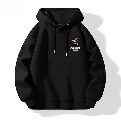 Hooded Sweatshirt Men Casual Simple Hoodie Top