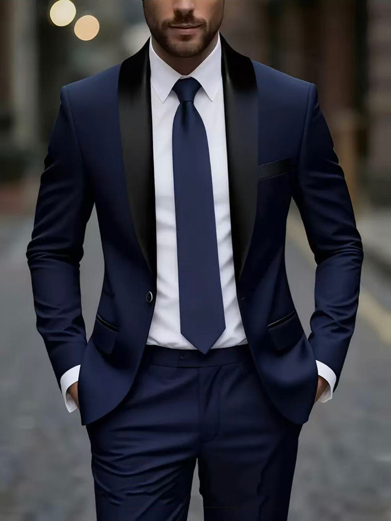 Men's Blazer- Men's Fashionable And Versatile Slim-fit Casual Blazer