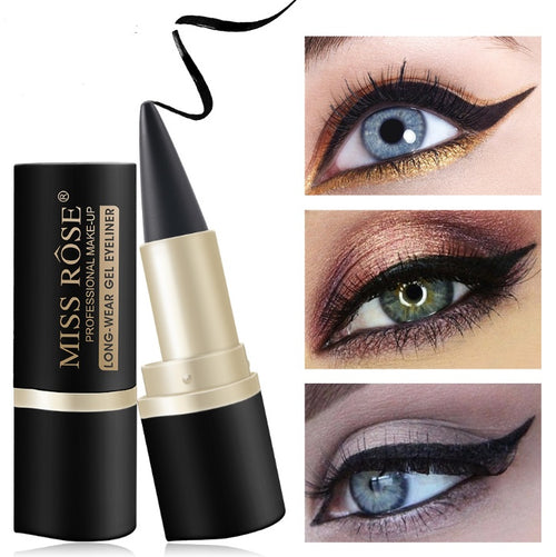 Eye liner- Waterproof Black Eyeliner Liquid Eye Liner Pen Pencil Gel Beauty Makeup Cosmetic Eyelashes Waterproof Eye Liner Makeup Tool