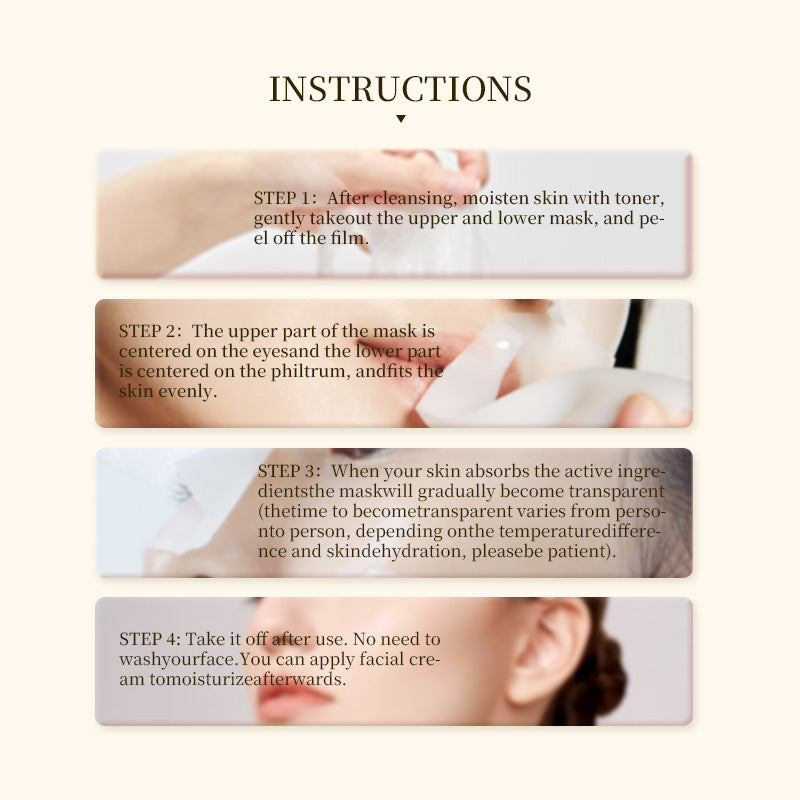 Face Mask- Care Mask- Anti-Wrinkle Lifting Hydrogel Facial Care Mask
