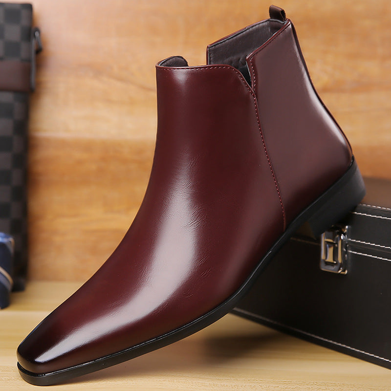 Chelsea Boots- Men's Chelsea Boots Foreign Trade Pointed Toe
