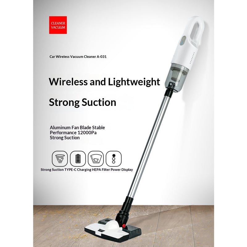 Mini Cordless Handheld 2-in-1 Suction & Mopping Vacuum Cleaner, High Power Strong Suction For Home & Pet Hair