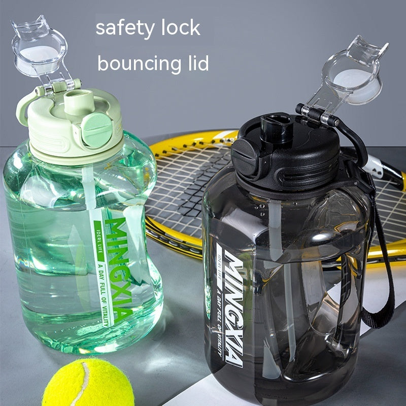 Large Capacity Plastic Water Cup Portable Outdoor Sports