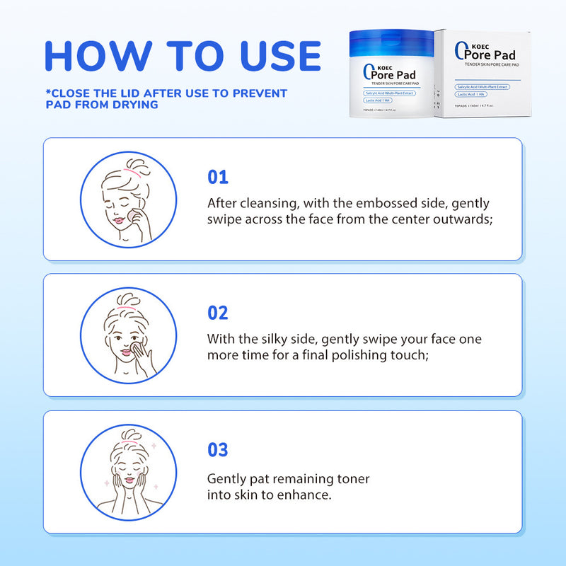 Care Products- Salicylate Clean Cotton Sheet Pore Exfoliating