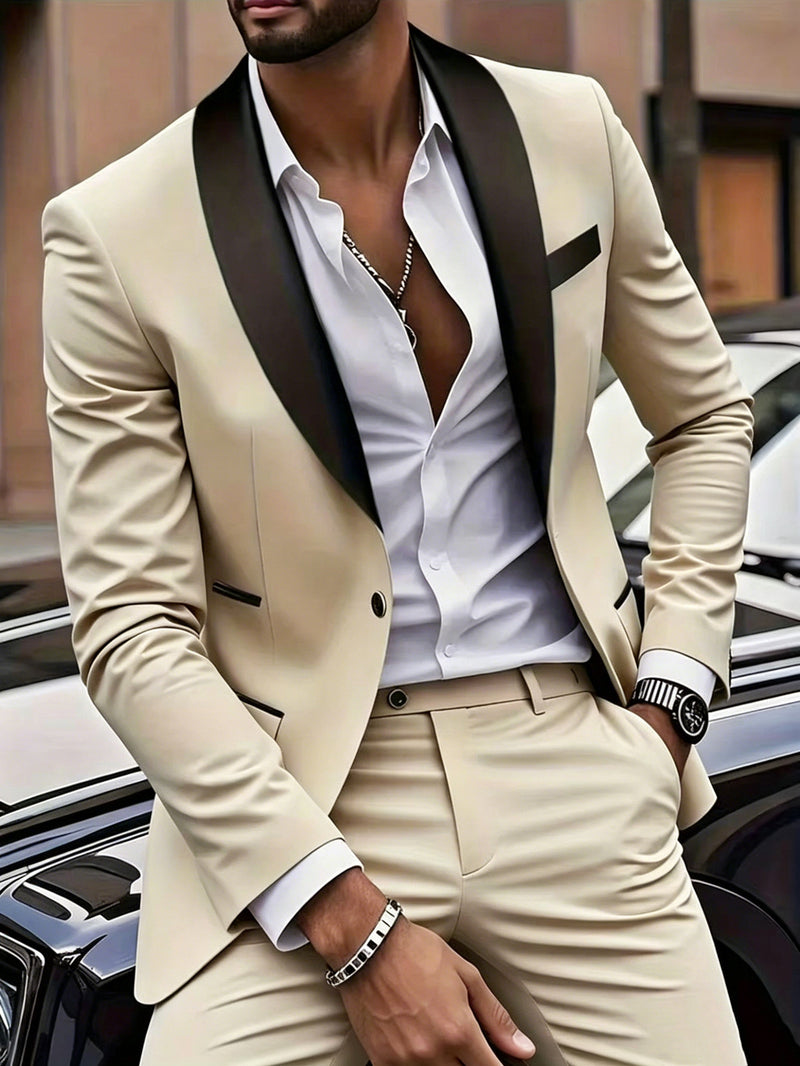 Men's Blazer- Men's Fashionable And Versatile Slim-fit Casual Blazer