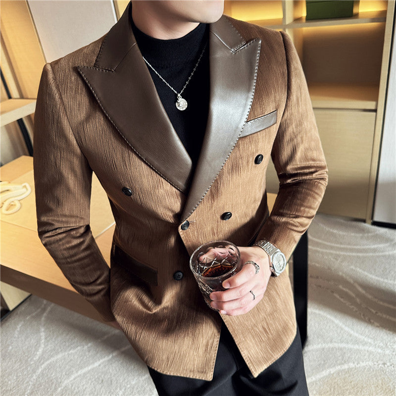 Men's Suit- Men's Corduroy Suit Jacket Slim Fit