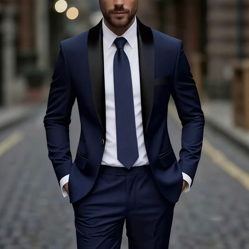 Men's Blazer- Men's Fashionable And Versatile Slim-fit Casual Blazer