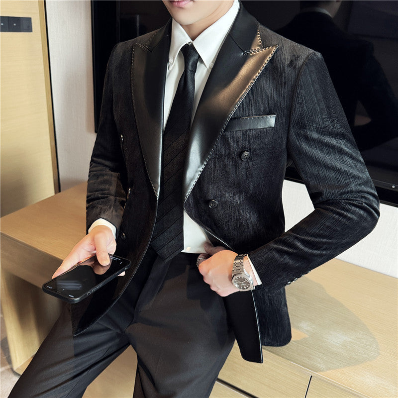 Men's Suit- Men's Corduroy Suit Jacket Slim Fit