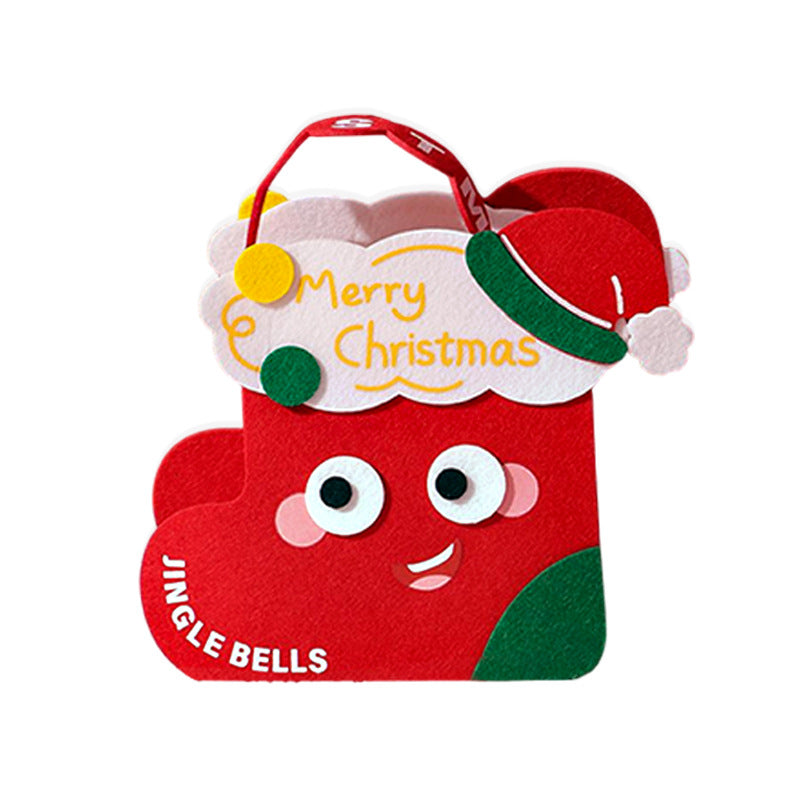 Christmas Gift- Christmas Gift Felt Bag Gift Cartoon Gift Packaging