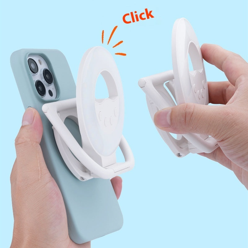 Magnetic Phone Case Light- Portable Magnetic Phone Case Multifunctional Beauty Fill Light
