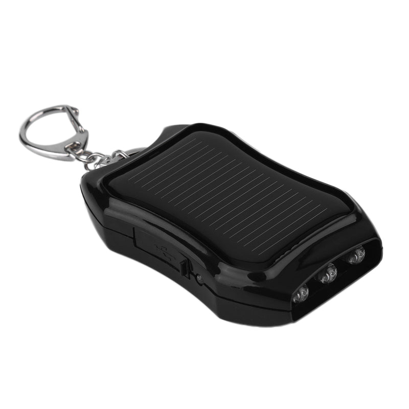 Power Bank- Solar Mobile Phone Power Bank  Flashlight Keychain Power