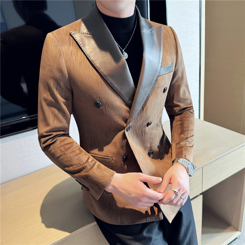 Men's Suit- Men's Corduroy Suit Jacket Slim Fit