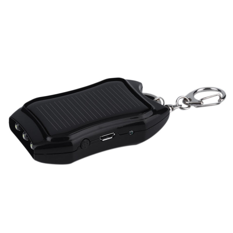 Power Bank- Solar Mobile Phone Power Bank  Flashlight Keychain Power