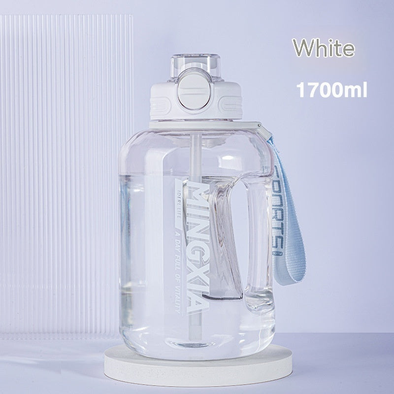 Large Capacity Plastic Water Cup Portable Outdoor Sports