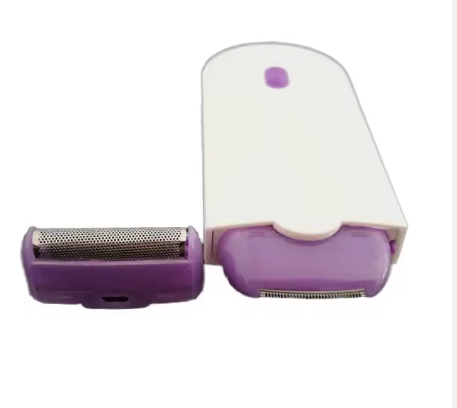 2 in 1 Electric Women Trimmer USB Rechargeable Induction Light Female Hair Remover Painless Shave Mini Shaver Body Face Shaver